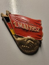 DDR Abzeichen 1. Mai 1952 Fünfjahresplan Pin Badge A200