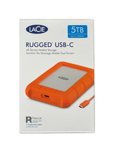 LaCie Rugged USB-C 3.0 5TB externe Festplatte 2.5 Zoll (STFR5000800) | NEU