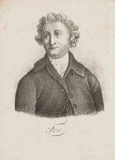 Herrenporträt, Fex, um 1800, Lithographie Romantik 1800-1849 Unbekannt (18.Jhd)