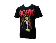 AC/DC T-Shirt Angus Young Fire and Horns Tour Herrengröße M
