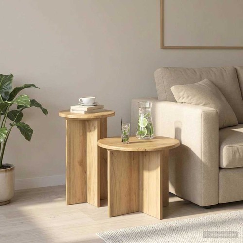 Vidaxl beistelltisch set - beistelltisch-set, 2