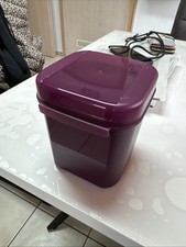 Tupperware Bellevue 1,2l dunkles lila - Vorratsdose mit abnehmbarem Klappdeckel