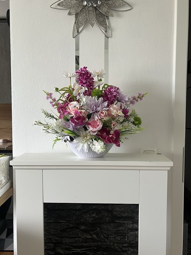 Tisch blumengesteck schale - blumengesteck, in