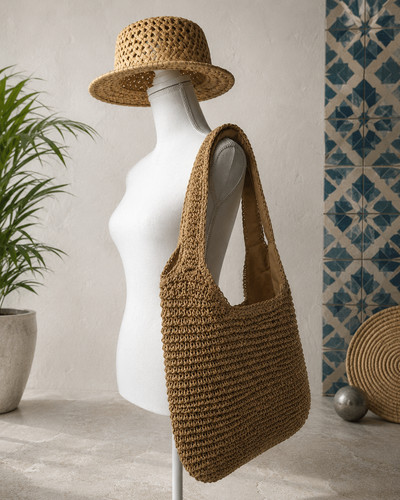 Hobo damen tasche rafia - hobo,