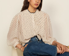Sandro Paris Rüschenbluse