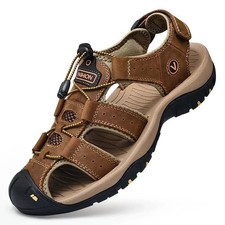 Herren Leder Sandalen Casual