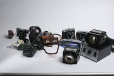 Photographica Konvolut Kameras  Analog +, Ringblitz, Belichtungsmesser+++