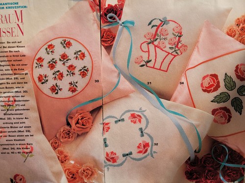 Stickvorlagen kreuzstich rosen - stickvorlagen,