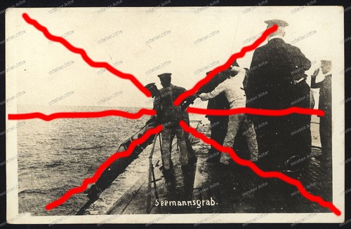 Foto-AK-Seemannsgrab-Schiff-Ka
