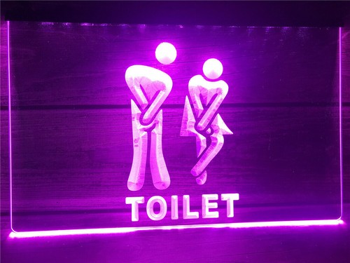 Lustiger toiletteneingang led - lustiger,