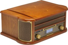 Retro Plattenspieler mit Lautsprecher CD Player Schallplattenspieler Musikanlage