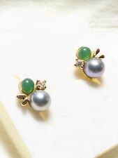 CLIPOHRSTECKER - PERLE - MAJORICA Omegaclips Vintage 1970er