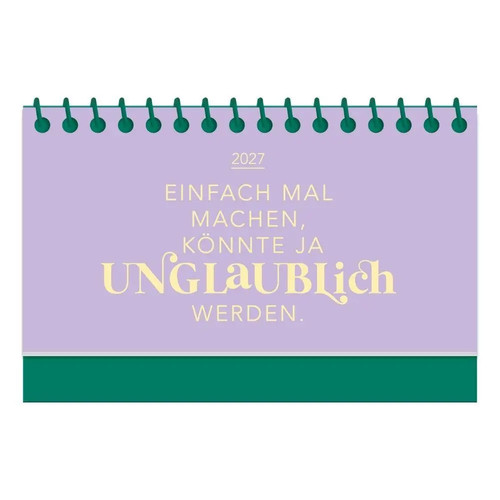 Mini kalender colour 2027 - mini-kalender, up