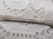 1788-1802 BERLIN  Silberlöffel mit Tremolierstrich / 225 mm SPATEN - Gravur S.D