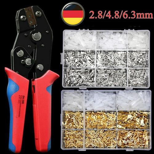 900 tlg flachstecker set - 900-tlg,