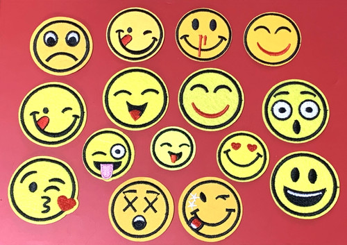 Emoji bügelbild abzeichen - bÜgelbild,
