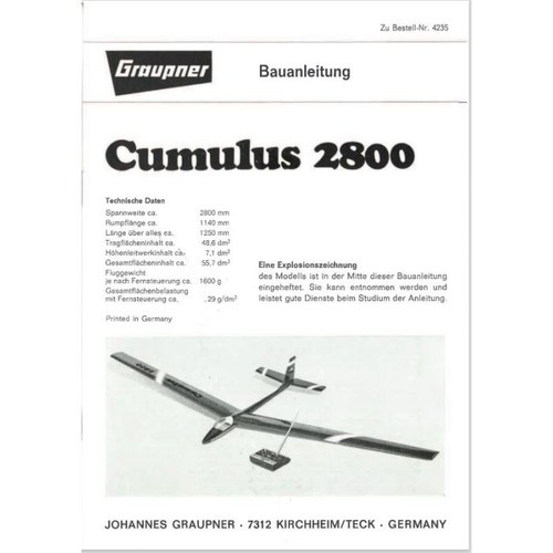 Bauplan cumulus 2800 - bauplan,