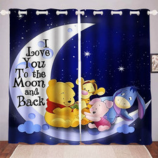 Maßgefertigte Vorhänge 26.Winnie the Pooh Schlafzimmer Verdunklung UV-Schutz