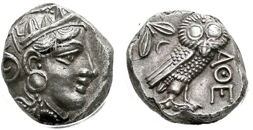 Attika athen tetradrachme - attika,, athen.