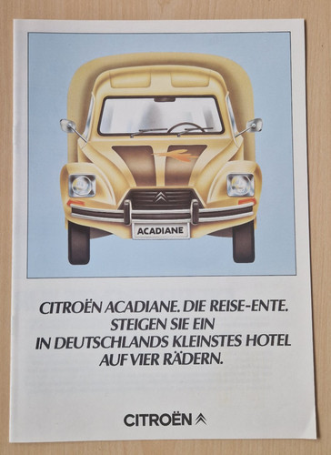 Prospekt citroen acadiane - citroen, acadiane.