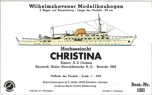 Möwe modell 1021 yacht - möwe-modell, "yacht
