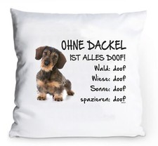 Kissenbezug 40x40cm "Ohne