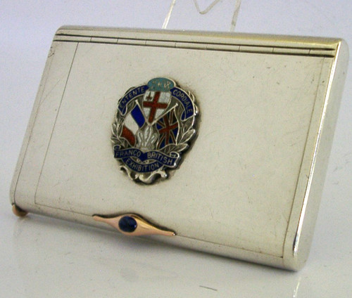 Antikes silber emaille gold - silber,