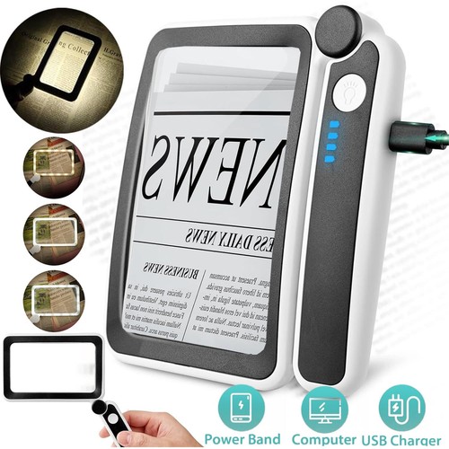 Klappbar leselupe led seite - leselupe,