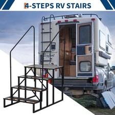 Wohnmobil-Stufe Trittstufe Mit Griff Wohnmobil-Treppe Trittleiter Stufen Im Frei
