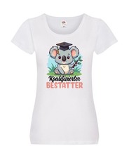 Koalifizierter Bestatter | Bestattung | Totengräber Damen Shirt Weiß