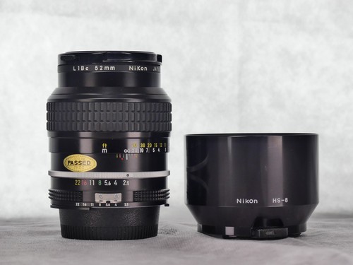 Nikon nikkor 105mm 5 - nikkor, f2.5