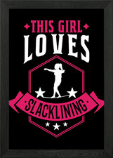 Slackline Girl Slacklining