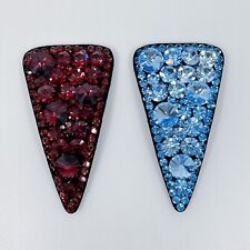 Snap Clip mit Swarovski® Kristall Haarklammern Schnappen Klip für Haare Neu