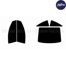 Für Opel Astra Coupe 98-04 (G) Carbon Vorgeschnittene Scheibentönung Full HP +