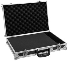 MRS-1 PROFI TOUR Mikrofon Koffer für 6 Mikrofone, Mikro Box Flight Case schwarz