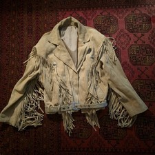 Fransen Lederjacke Vintage
