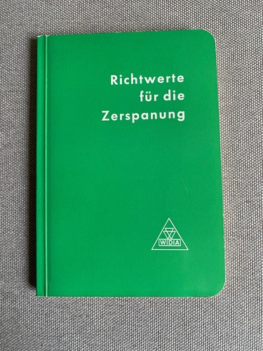 Richtwerte für die zerspanung - richtwerte,