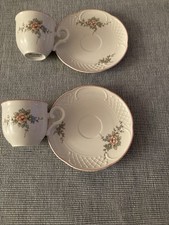 Zwei Espressotassem Villeroy und Boch/Rosette