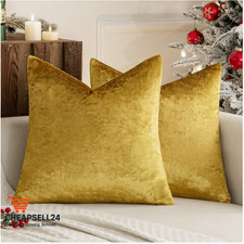 MIULEE Samt Kissenbezug 45x45