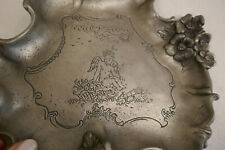 alte Zinnschale Amor Putto