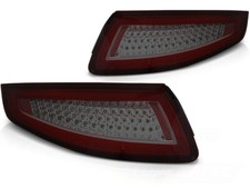 Voll LED Lightbar Rückleuchten für Porsche 911 997 Bj. 04-08 Rot/Smoke