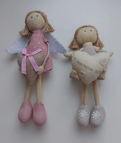 2er set schutzengel - set, herz