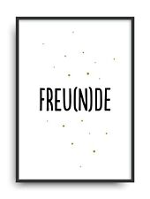 Fine Art Kunstdruck FREU(N)DE