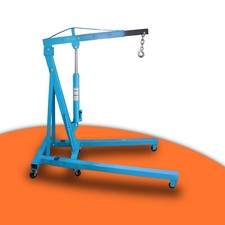 Motorkran Motorhalter Lastkran Hydraulisch Klappbar 2000kg Blau BITUXX