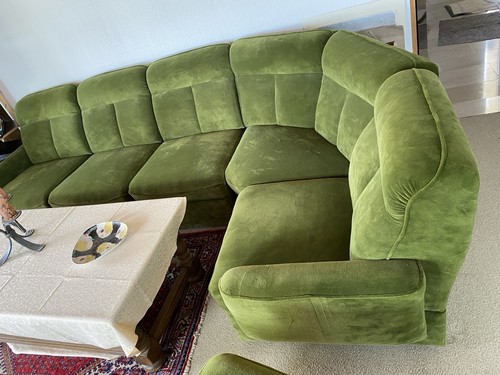 Ecksofa samt grün 200x90x100 - ecksofa,
