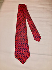 HERMÈS Paris Seidenkrawatte | Gebraucht | Rot-Blau