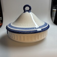 2510015 Royal Copenhagen Fächer blau blue fan Deckel-Terrine 1212 11503 2. Wahl