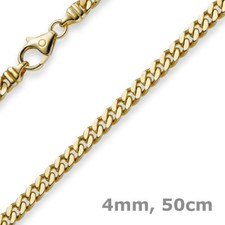 4mm curb chain necklace 585