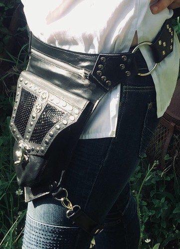 Leder schlangenleder - &,