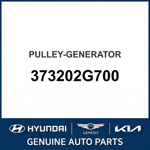 Kia riemenscheiben generator - kia, riemenscheiben-generator